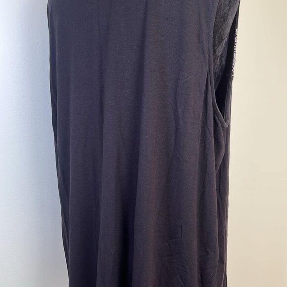 Adriana Pappell Sleeveless Embroidered 1X Tank Top Witchy Goth Fairy Boho Rodeo - Picture 7 of 8